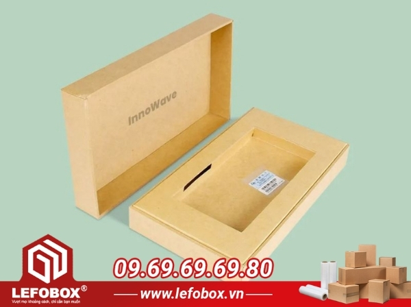 Hộp carton đựng điện thoại nắp rời