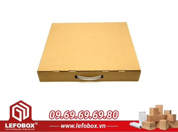 Hộp carton đựng laptop có quai xách