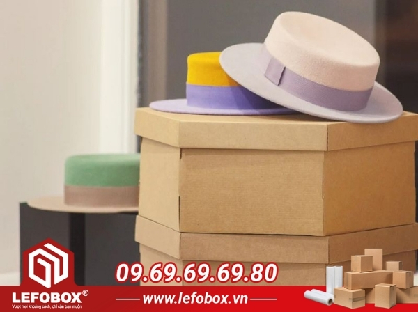 Hộp carton đựng nón có vành