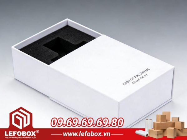 Hộp carton đựng nước hoa dạng ngăn kéo