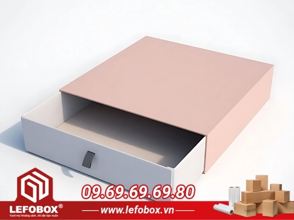 Hộp carton đựng quần áo dạng kéo