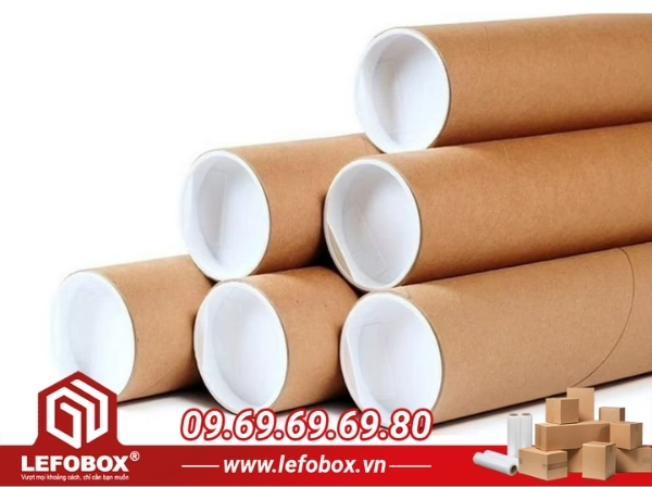 Hộp carton đựng tranh dạng cuộn