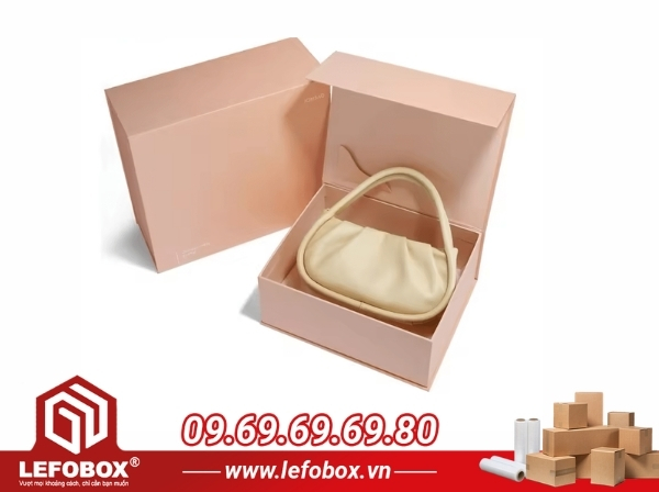 Mẫu hộp carton đựng túi xách cao cấp