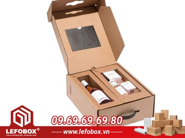 Hộp đóng hàng shopee đựng mỹ phẩm