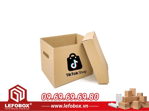 Hộp carton tiktok shop nắp rời