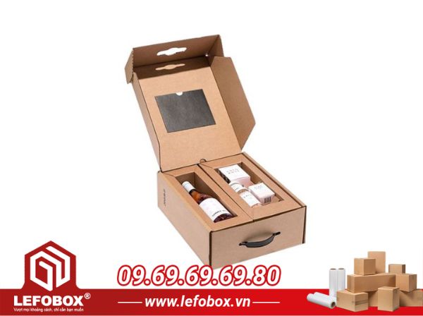 Hộp carton tiktok shop đựng mỹ phẩm