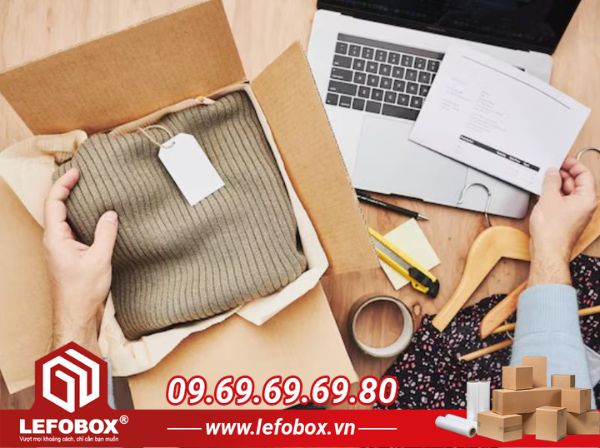 Hộp carton tiktok shop đựng quần áo, giày dép
