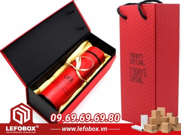 Hộp giấy cứng đựng bình giữ nhiệt
