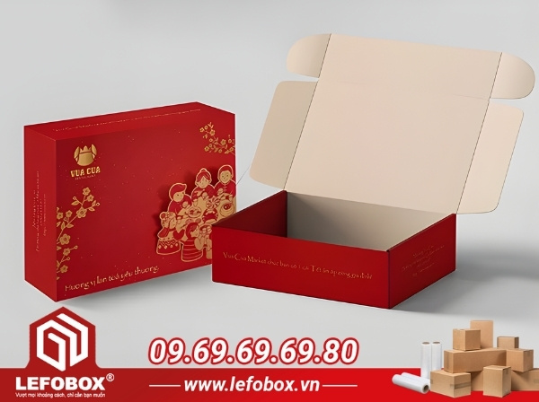 Hộp giấy duplex in màu đóng hàng