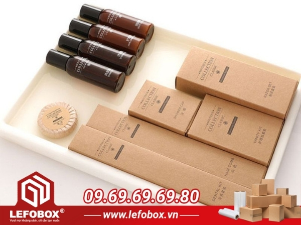 Hộp giấy kraft đựng mỹ phẩm