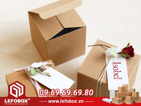 Hộp giấy kraft đựng quà tặng