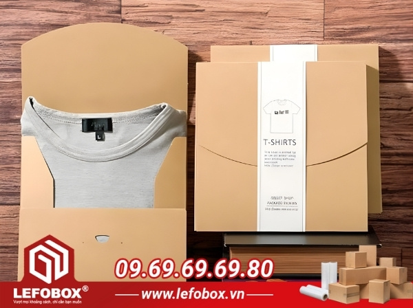 Hộp giấy kraft đựng quần áo