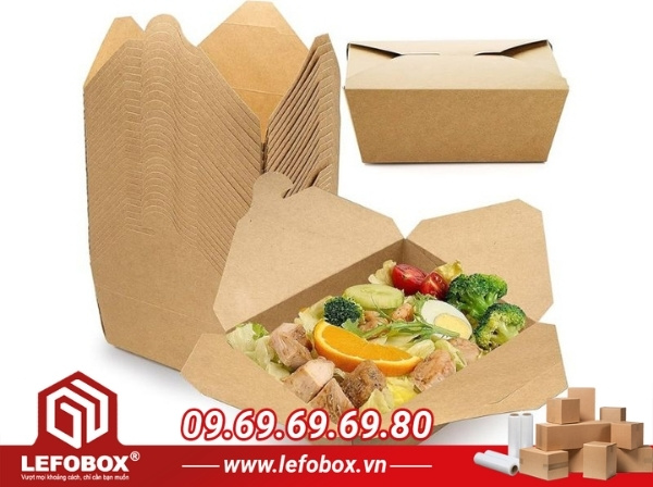 Hộp giấy kraft đựng thực phẩm
