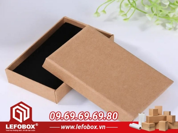 Hộp giấy kraft nắp rời