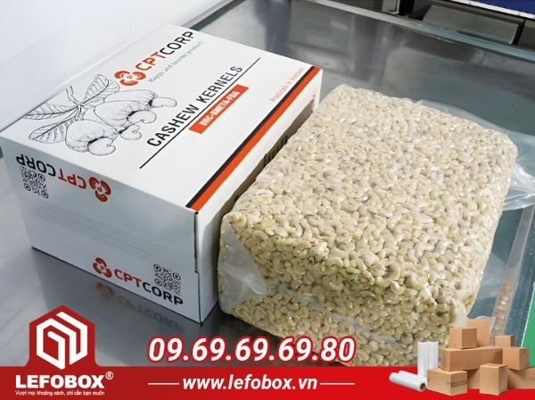 Hướng dẫn cách đóng gói hạt điều trong thùng carton xuất khẩu, chống ẩm tốt