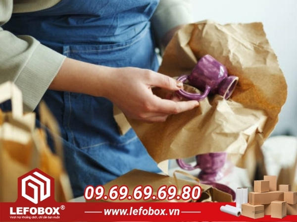 Kỹ thuật đóng gói ly, bộ ấm trà
