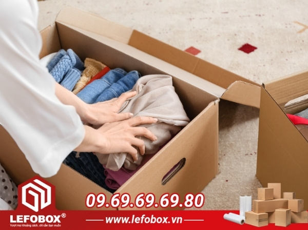 Kích thước hộp carton đựng quần áo