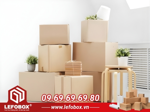 Thùng carton 15kg đóng đồ chuyển nhà