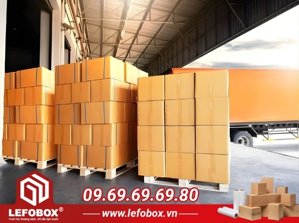 Thùng carton 15kg đựng hàng xuất khẩu