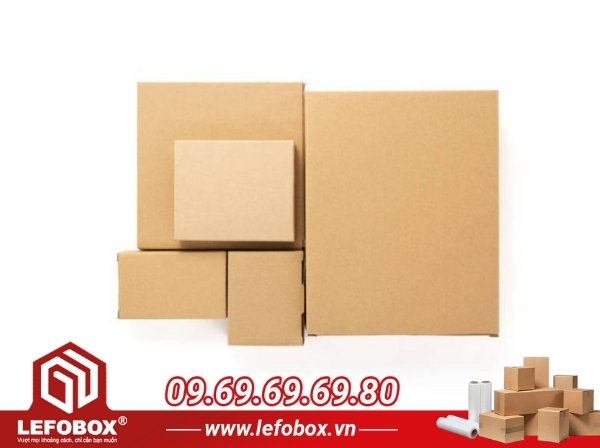 Kích thước thùng carton 30kg phụ thuộc vào loại hàng hóa đóng gói bên trong