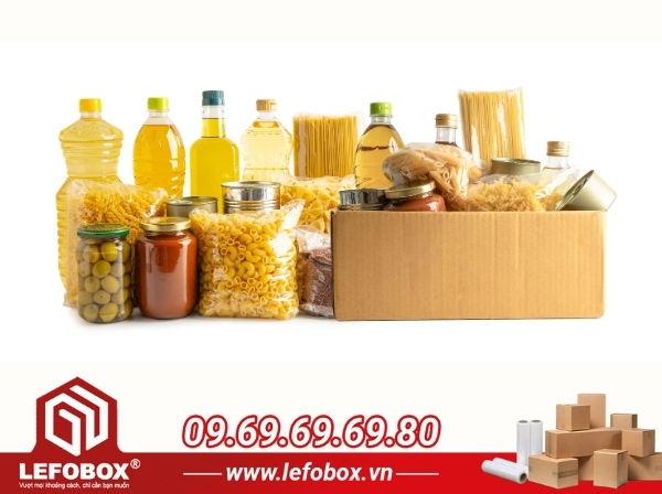 Kích thước thùng carton 30kg đựng thực phẩm