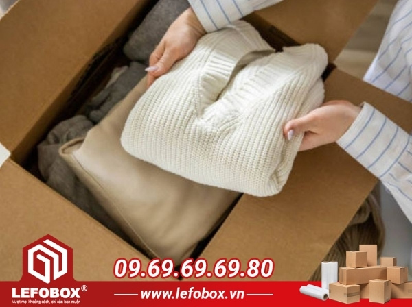 Kích thước thùng carton 5kg ngành thời trang