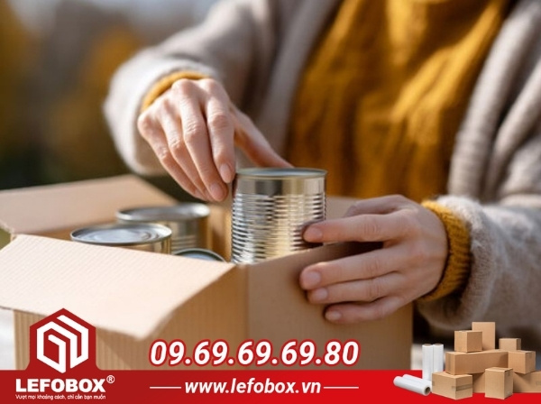 Kích thước thùng carton 5kg ngành thực phẩm