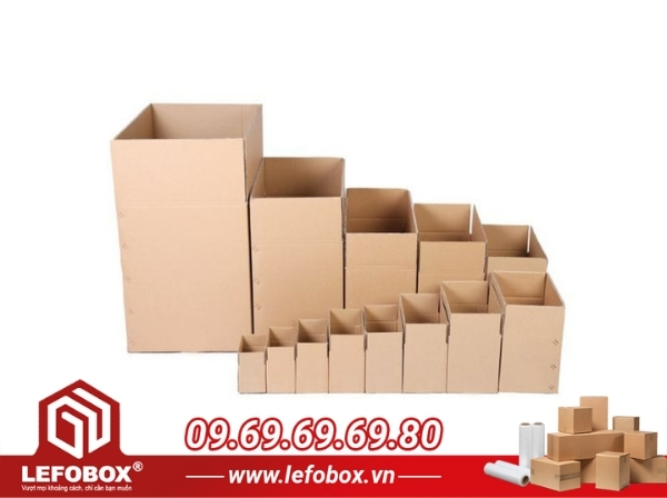 Các kích thước thùng carton chuyển nhà phổ biến tại Nhà Bè