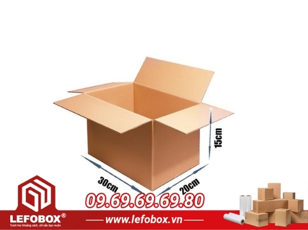 Kích thước phổ biến của hộp carton nhỏ