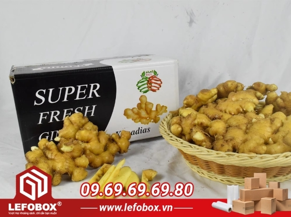 Kỹ thuật đóng gói gừng chuẩn xuất khẩu