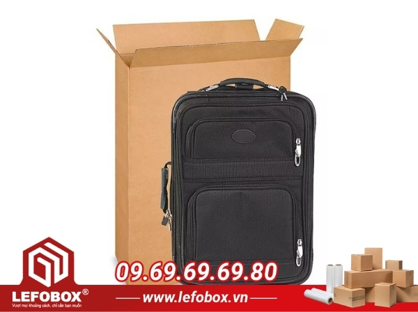 Kỹ thuật đóng gói thùng carton đựng vali thực tế