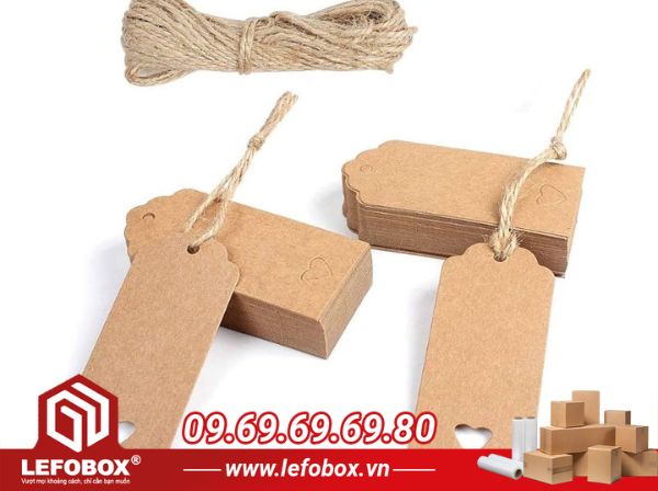 Làm các bảng tên nhỏ xinh xắn bằng bìa carton