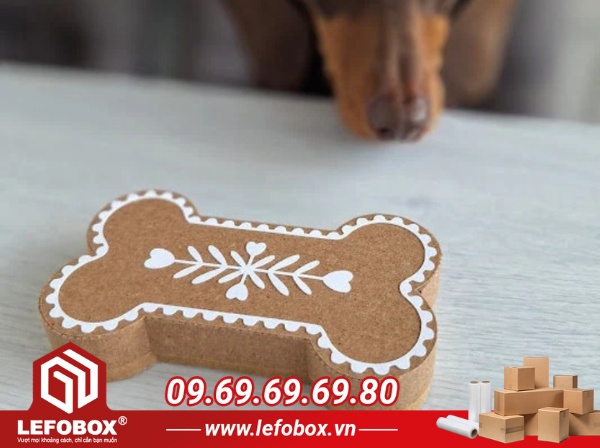 Làm đồ chơi hình khúc xương bằng giấy carton