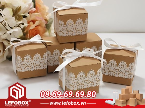 Làm hộp quà handmade từ bìa carton