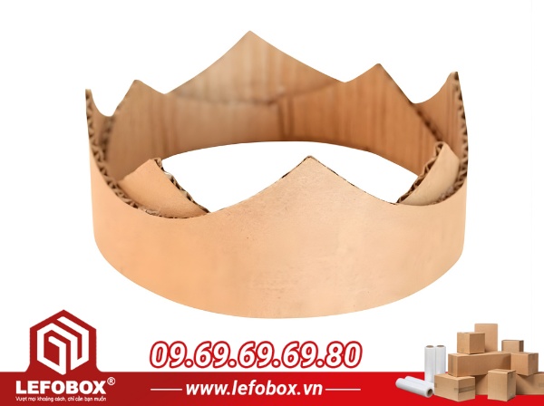 Làm vương miện công chúa từ bìa carton