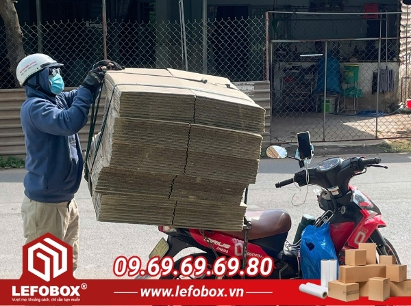 LefoBox cam kết giao thùng tận nơi tại các khu vực Thuận An