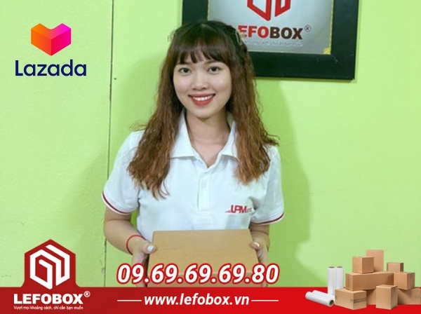 LEFOBOX - đơn vị chuyên cung cấp thùng carton đóng hàng lazada giá tốt