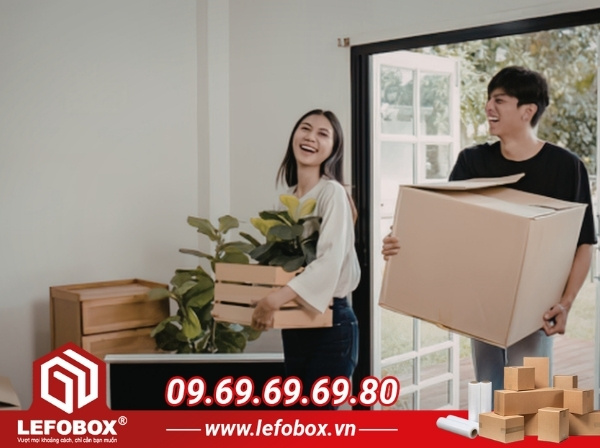 LefoBox nhận giao chỉ từ 1 thùng carton chuyển nhà
