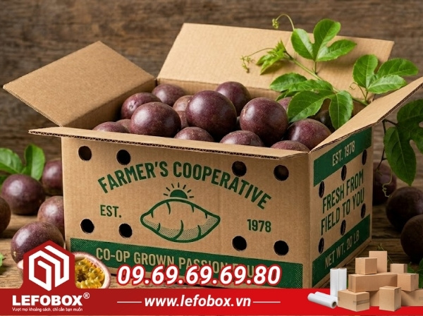 Lợi ích khi sử dụng thùng carton đựng chanh dây