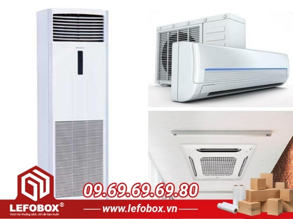 Lưu ý riêng khi đóng gói các loại máy lạnh khác nhau