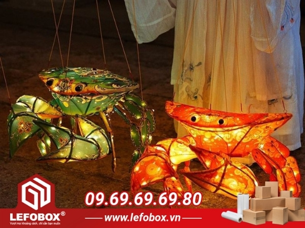 Mẫu đèn trung thu hình con cua