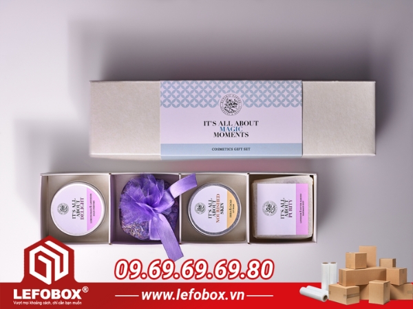 Mẫu hộp carton đựng bộ sản phẩm