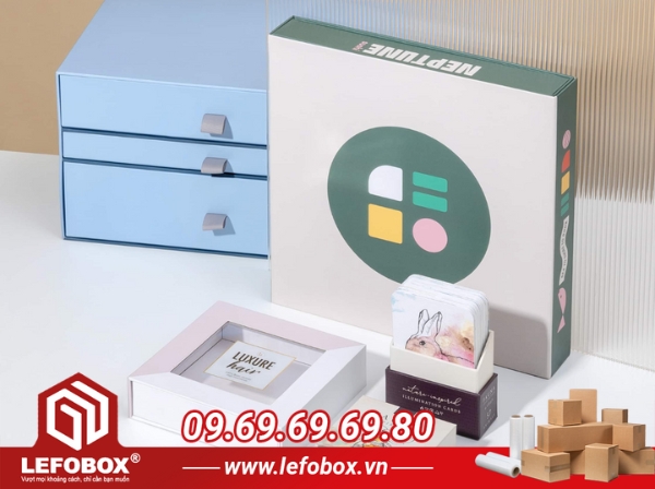 Mẫu hộp carton đựng bộ sản phẩm