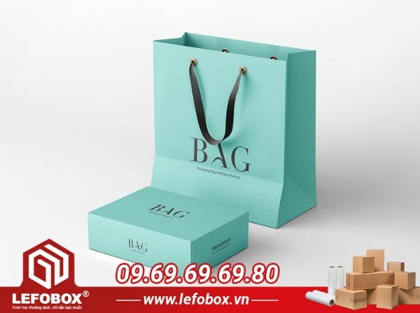 Mẫu hộp carton đựng túi xách chất lượng