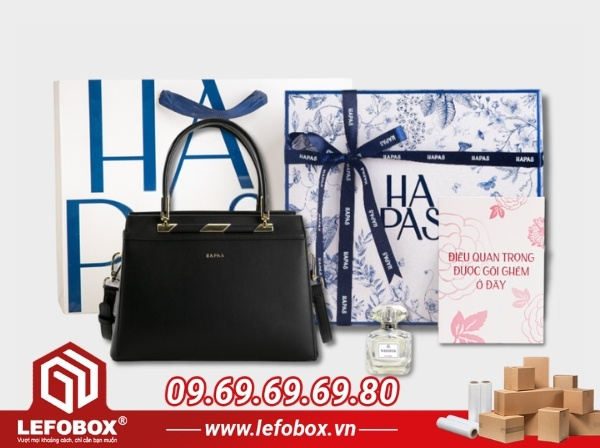 Mẫu hộp carton đựng túi xách thiết kế đẹp