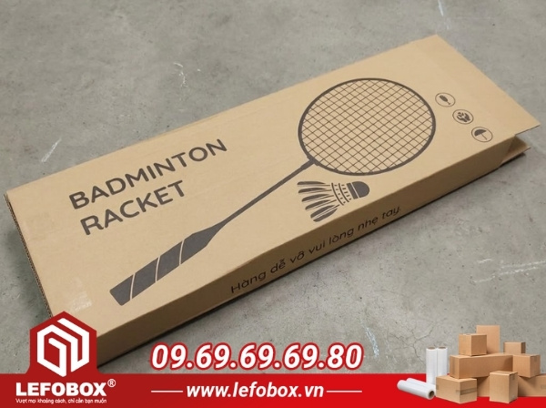 Mẫu hộp đựng vợt cầu lông nắp A1