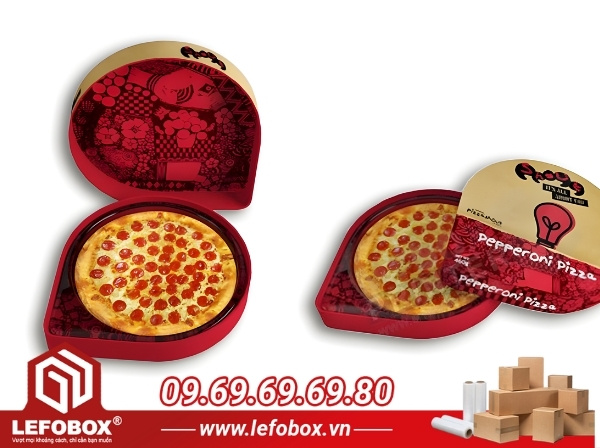 Mẫu hộp pizza đóng gói độc đáo