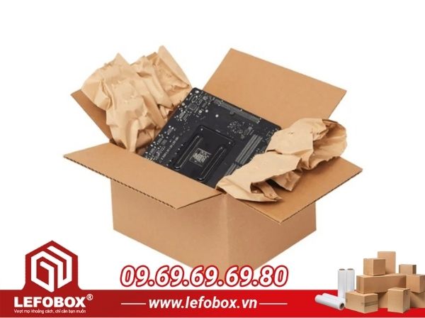 Mẫu thùng carton đẹp đựng linh kiện điện tử