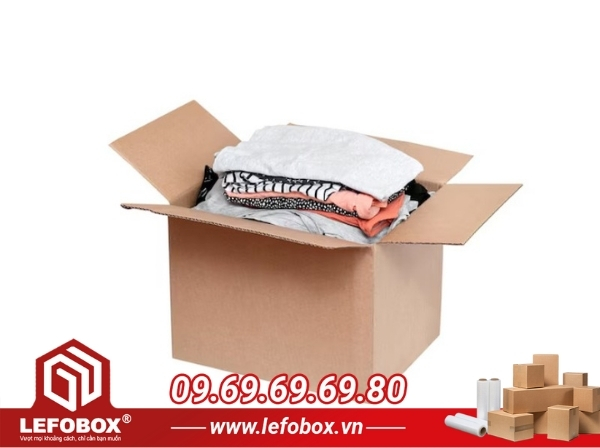Mẫu thùng carton đựng quần áo