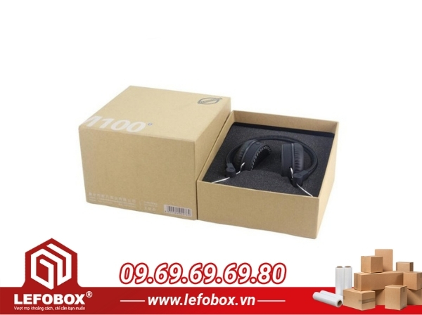 Mẫu thùng carton đẹp đựng tai nghe